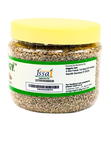 PORGY Ajwain Seeds – 100g Pure and aromatic carom seeds for natural digestive support