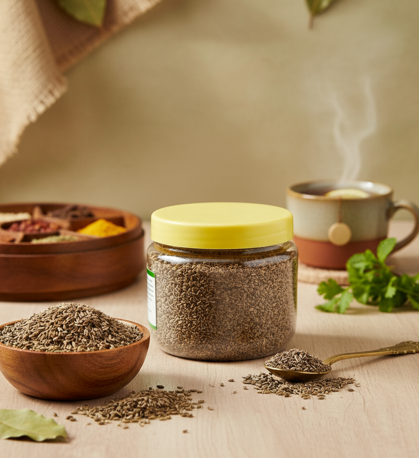 PORGY Ajwain Seeds – 100g Pure and aromatic carom seeds for natural digestive support