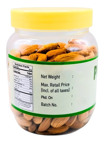PORGY Premium Almonds – 250g Handpicked almonds