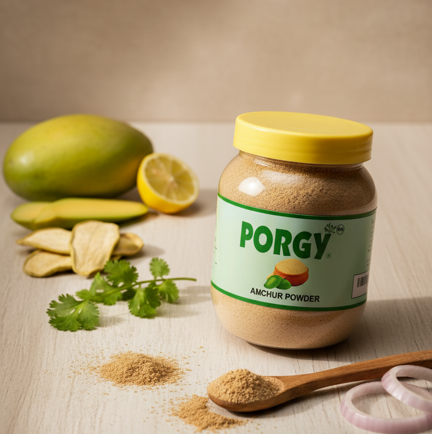 PORGY Amchur Powder – 250g Tangy and aromatic blend for curries, chutneys