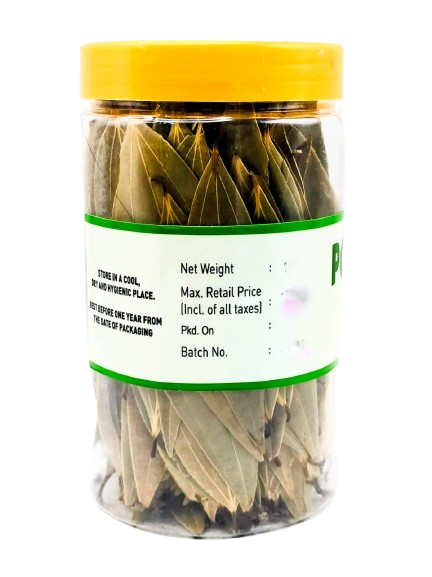 PORGY Bay Leaf – 100g Premium tej patta for curries, biryani and soups