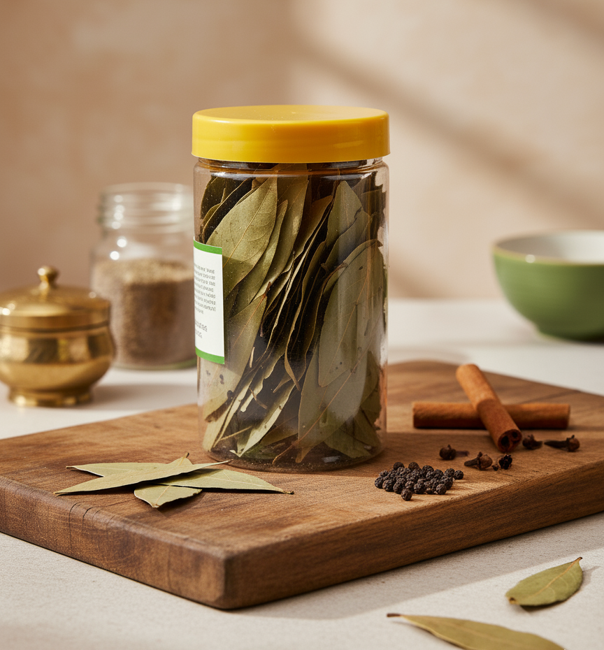 PORGY Bay Leaf – 100g Premium tej patta for curries, biryani and soups