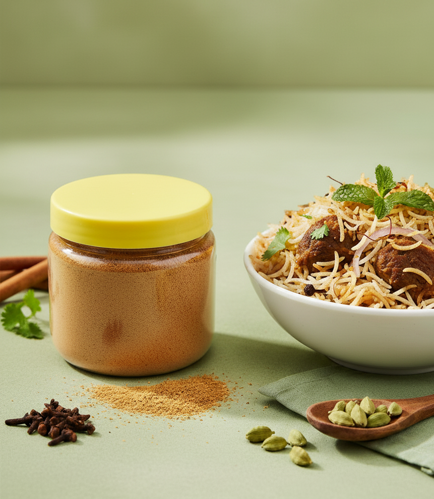 PORGY Biryani Masala – 100g Royal aromatic blend for rich veg and non-veg biryani