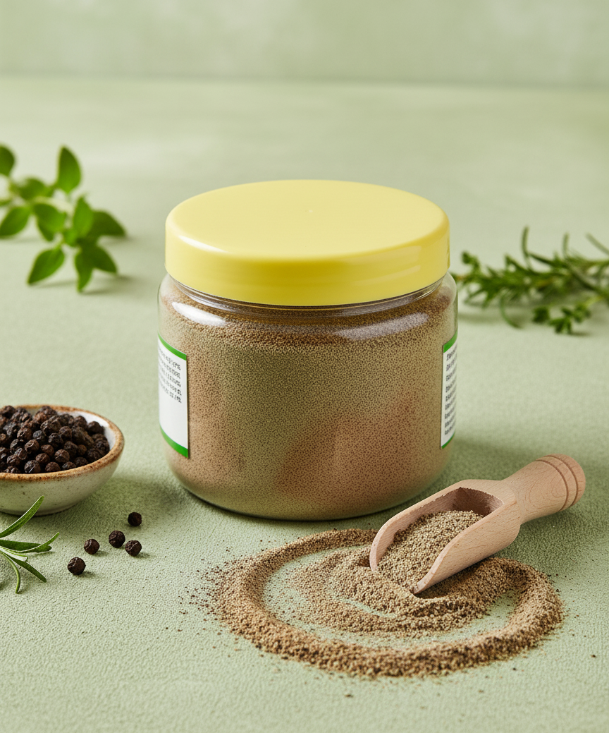 PORGY Black Pepper Powder – 50g Freshly ground and aromatic kali mirch