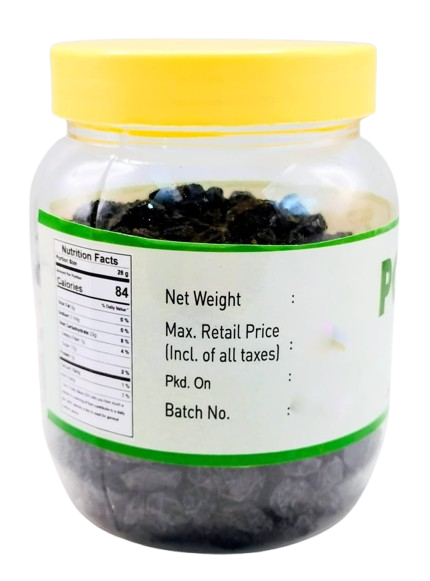 PORGY Black Raisins – 250g Premium handpicked raisins with natural sweetness