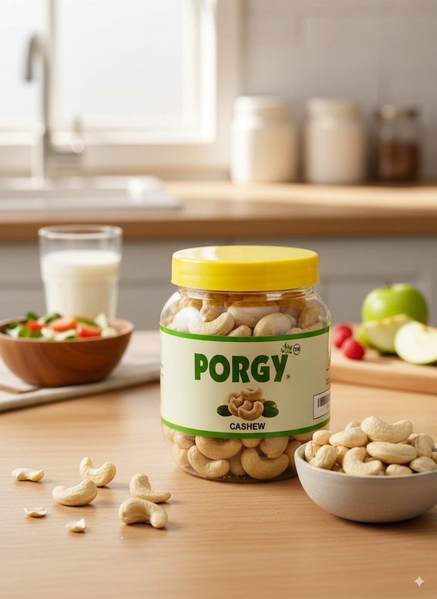 PORGY Cashew W180 – 250g Handpicked bold fresh kaju