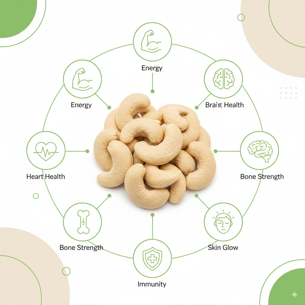 PORGY Cashew W180 – 250g Handpicked bold fresh kaju