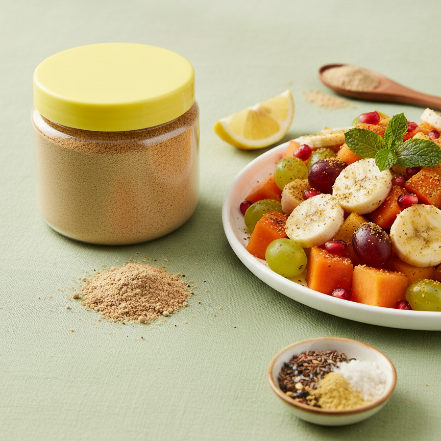 PORGY Chat Masala – 100g Tangy and aromatic blend for fruits, salads, snacks and chaat