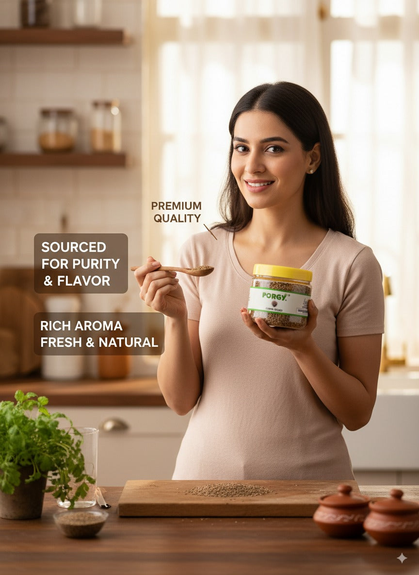 PORGY Cumin Seeds – 100g Premium whole jeera for natural aroma