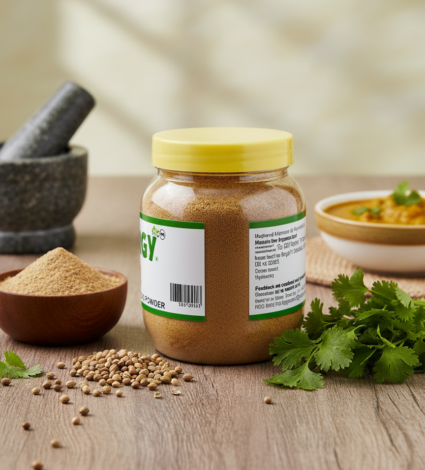 PORGY Dhaniya Powder – 250g Fresh coriander for curries, chutneys