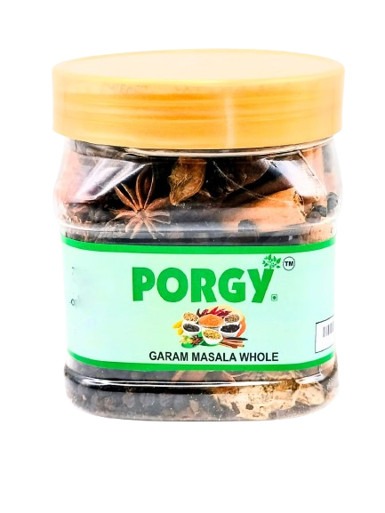PORGY Garam Masala Whole – 200g Premium whole spice blend for rich aroma and bold flavor