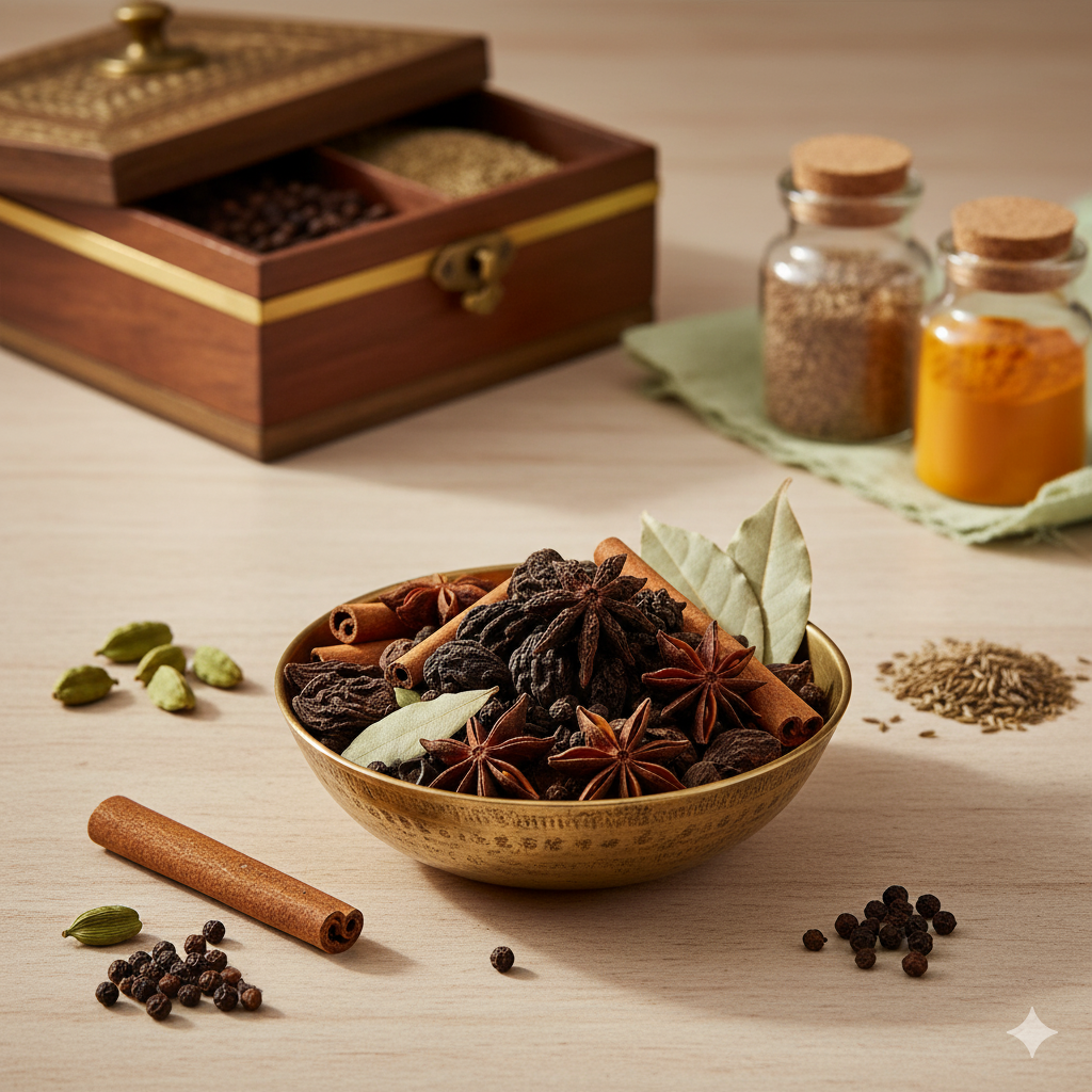 PORGY Garam Masala Whole – 200g Premium whole spice blend for rich aroma and bold flavor