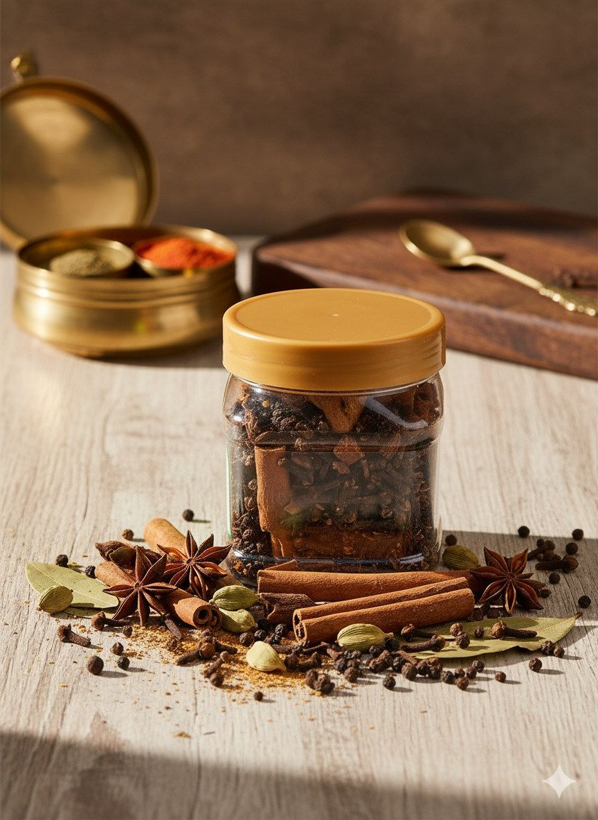 PORGY Garam Masala Whole – 200g Premium whole spice blend for rich aroma and bold flavor