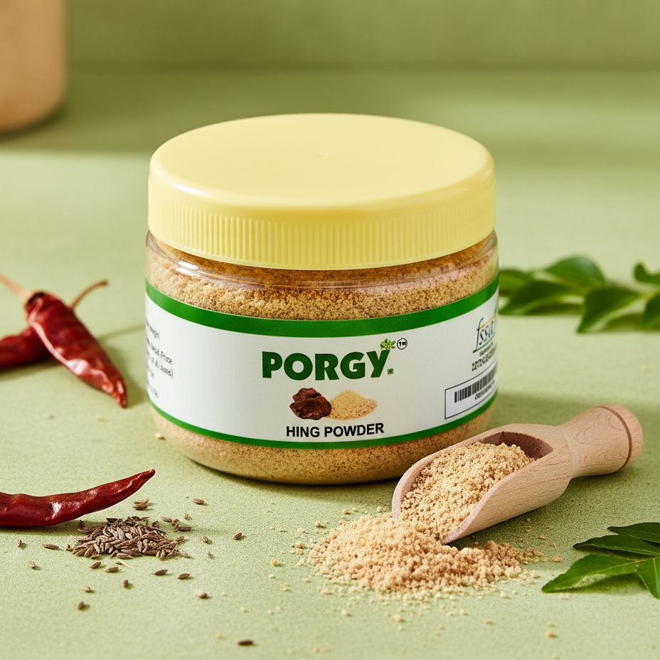 PORGY Super Strong Hing Powder – 50g Premium asafoetida with authentic aroma