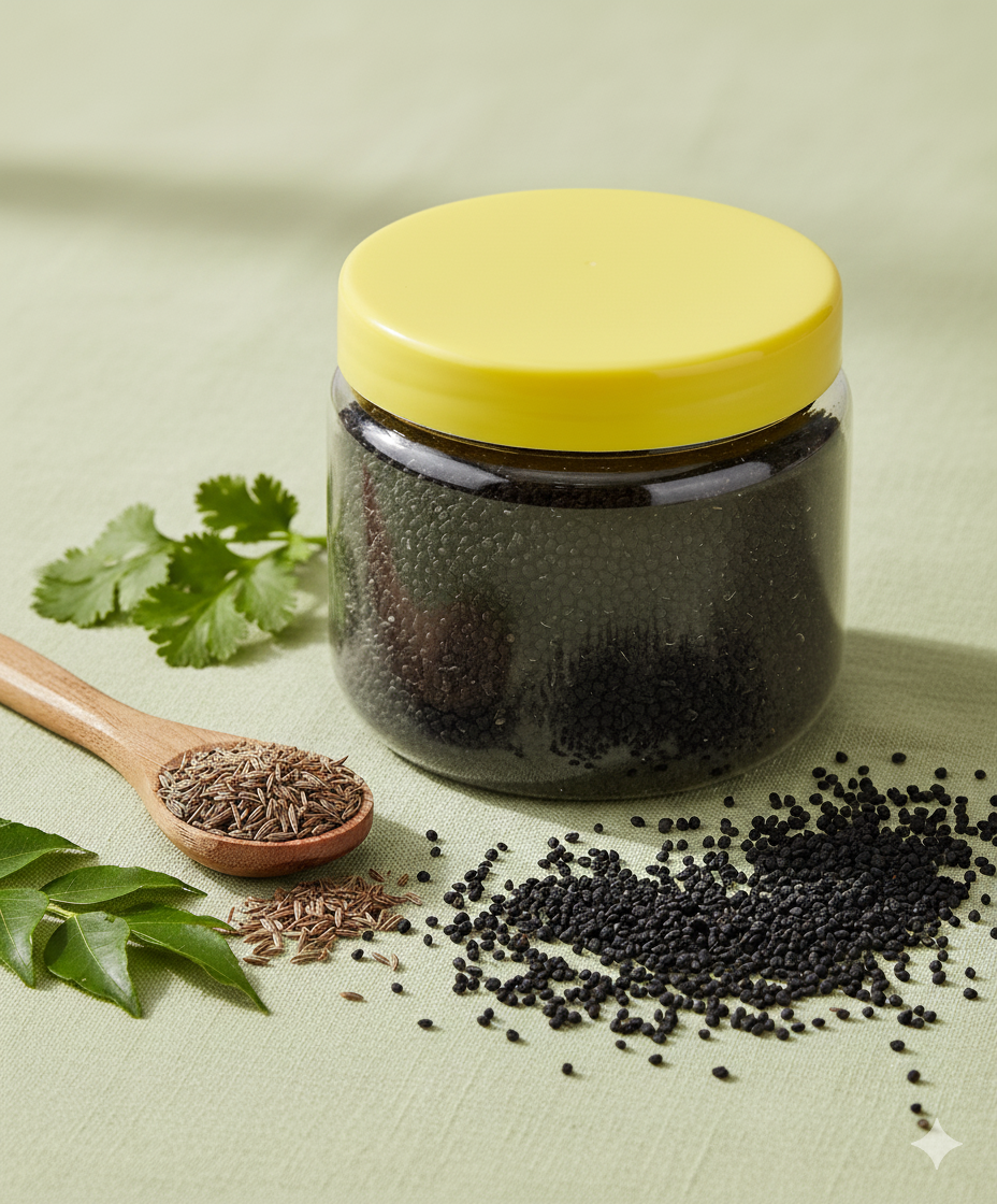 PORGY Kalonji Seeds – 100g Premium nigella seeds for curries and breads