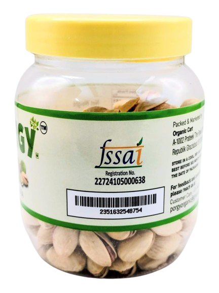 PORGY Pistachios Roasted & Salted – 200g Handpicked nuts that are roasted, salted