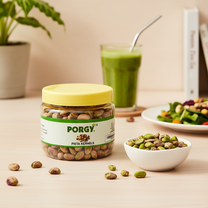 PORGY Pista Kernels – 100g Premium handpicked kernels that are rich