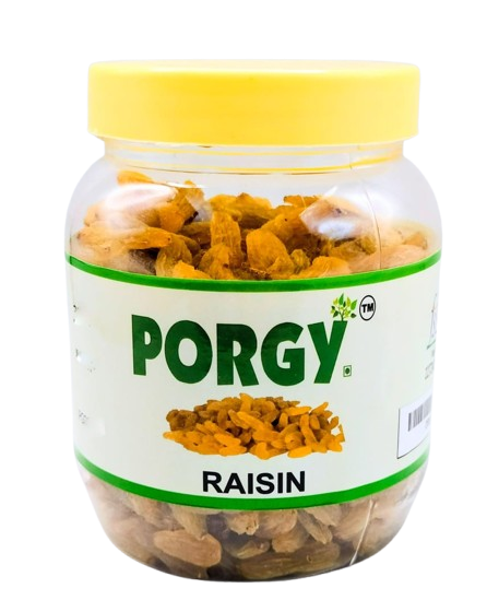 PORGY Dried Long Raisins – 300g Naturally sweet, handpicked raisins