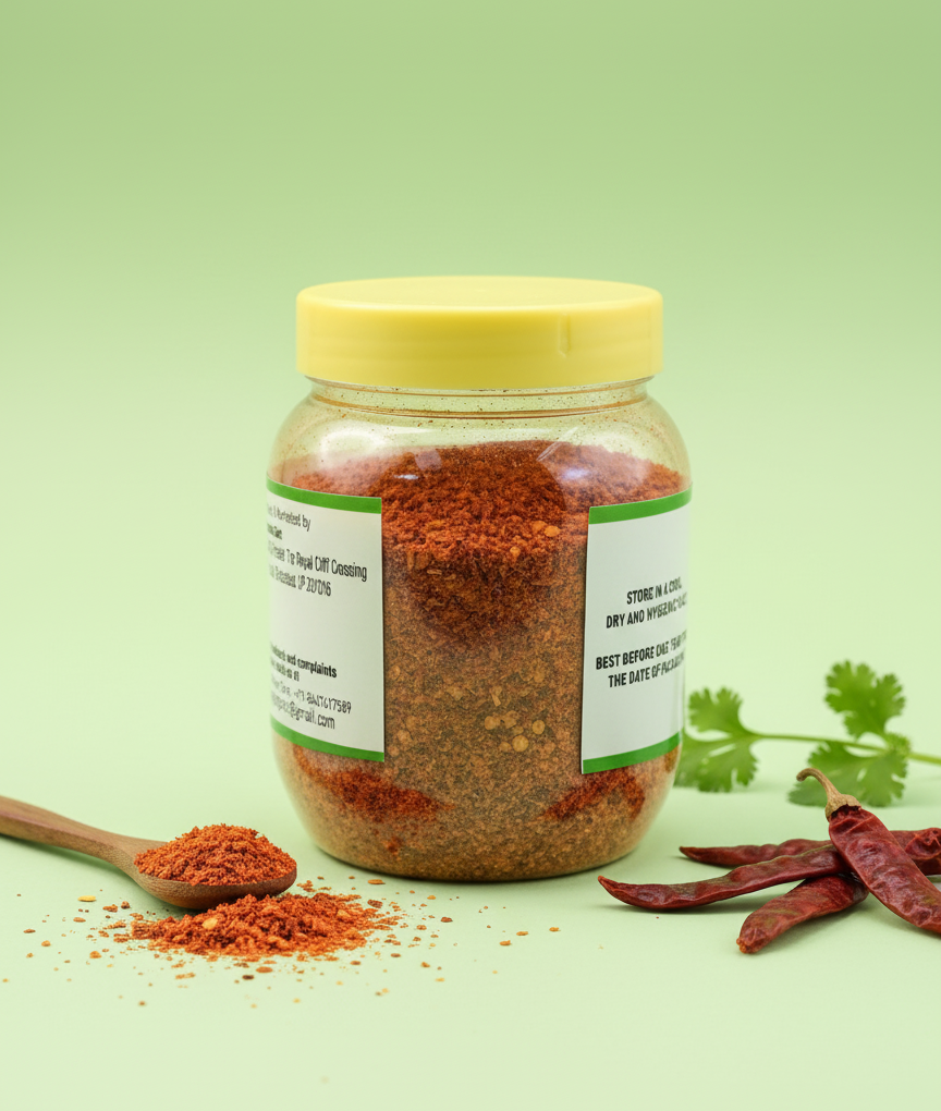 PORGY Red Chilli Kuta – 250g Coarse ground chilli for pickles, chutneys and tadka